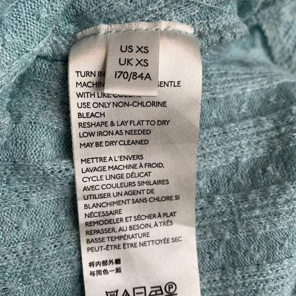 Anthropologie Maeve Rafela Hacci Surplice Top - Picture 5 of 7